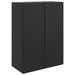 Vegghengt skap Svart 66 x 34,5 x 90 cm Konstruert tre
