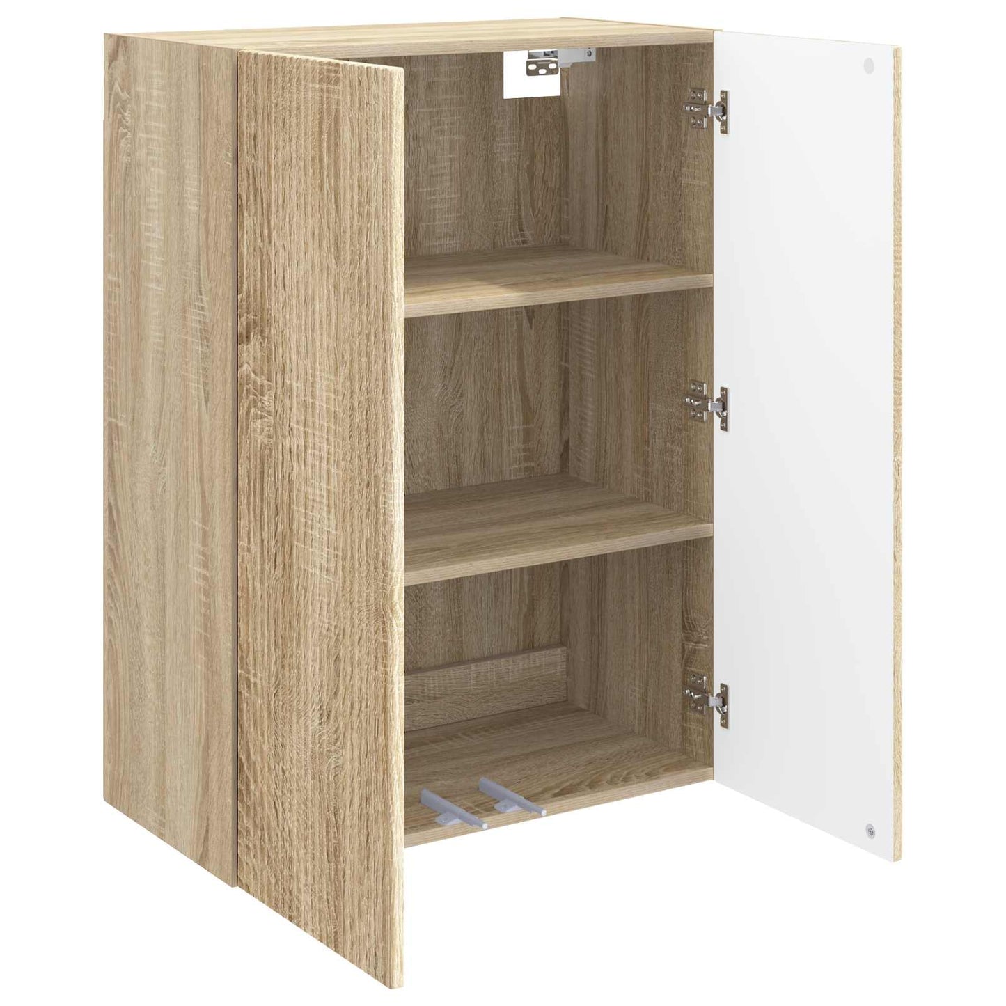 Vegghengt skap Sonoma eik 66 x 34,5 x 90 cm Konstruert tre