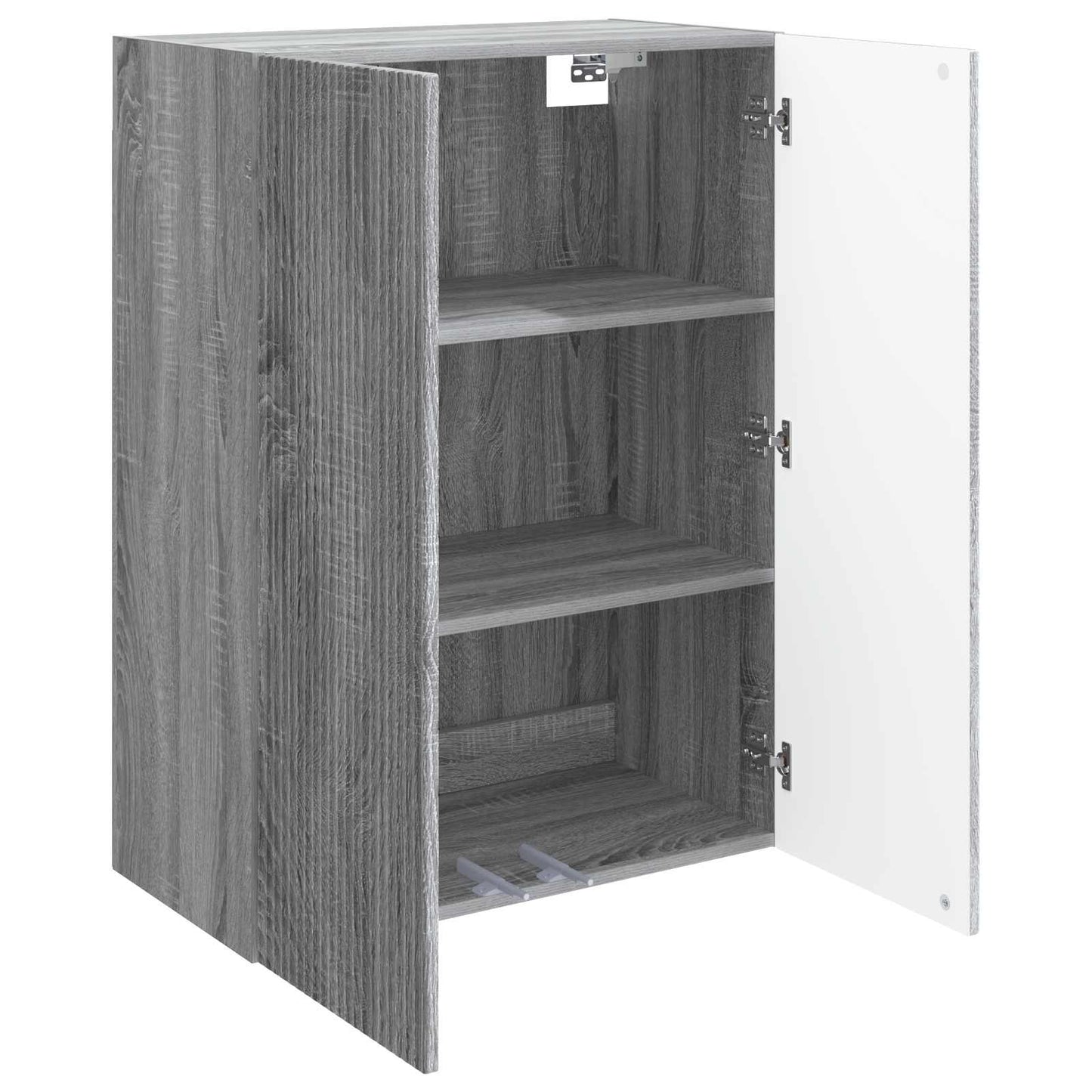 Vegghengt skap Grå Sonoma 66 x 34,5 x 90 cm Konstruert tre