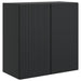 Vegghengt skap Svart 59 x 31 x 60 cm Konstruert tre