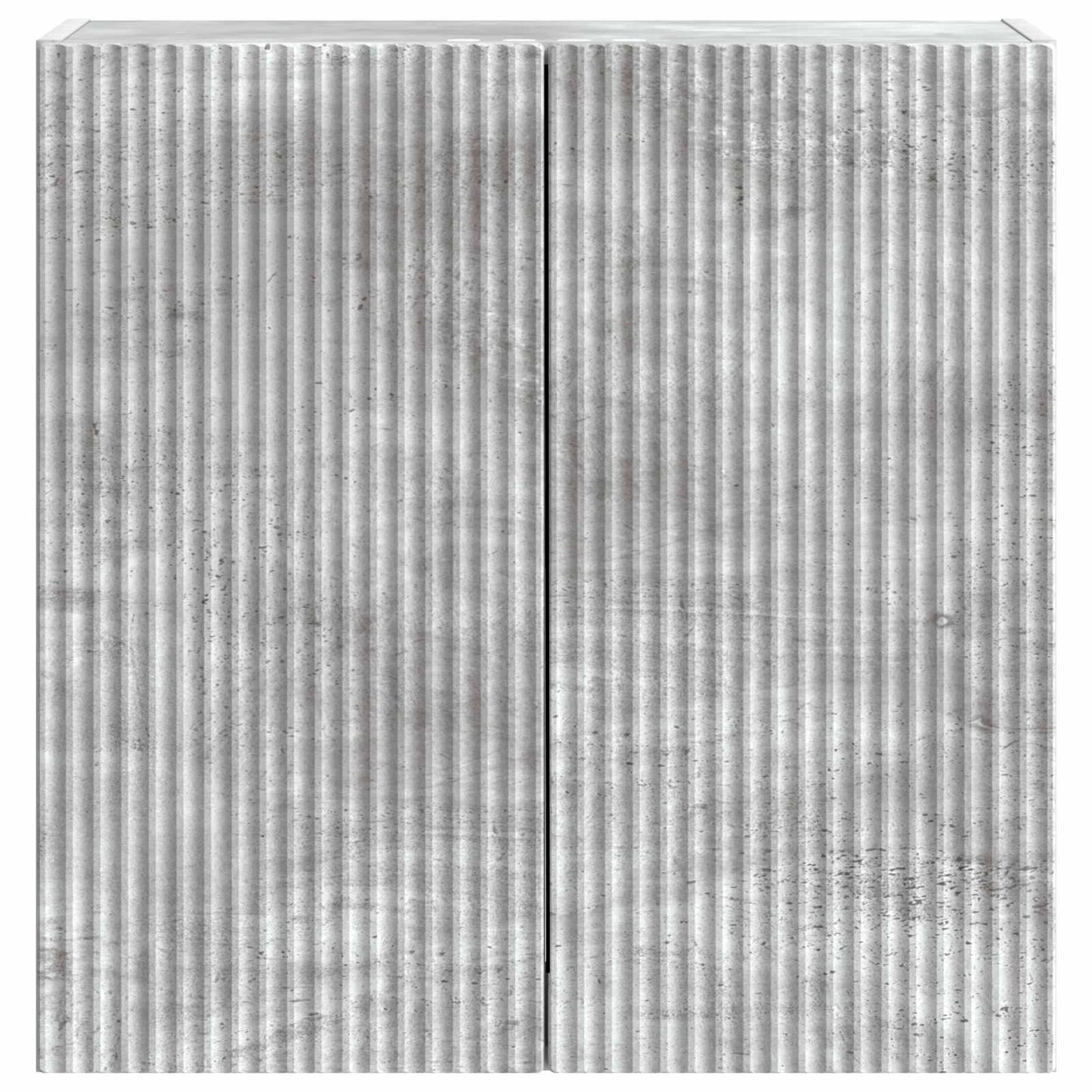 Vegghengt skap Betonggrå 59 x 31 x 60 cm Konstruert tre