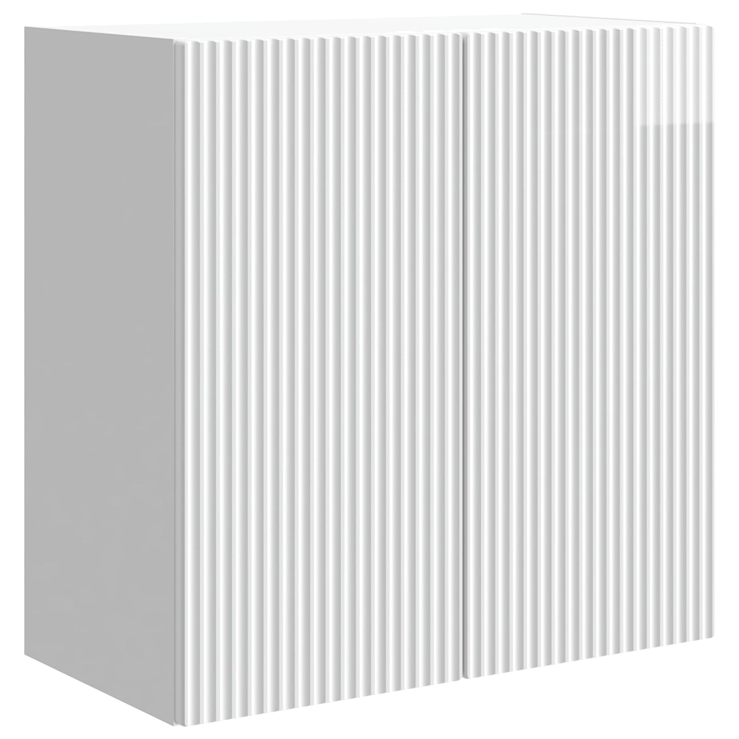 Vegghengt skap Høgglans hvit 59 x 31 x 60 cm Konstruert tre