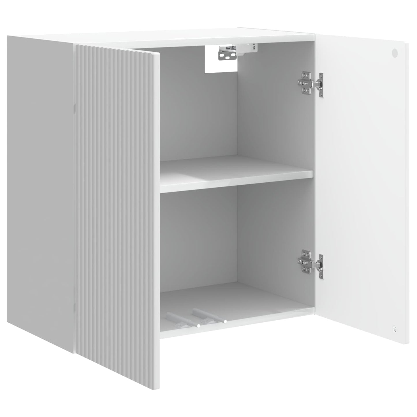 Vegghengt skap Høgglans hvit 59 x 31 x 60 cm Konstruert tre