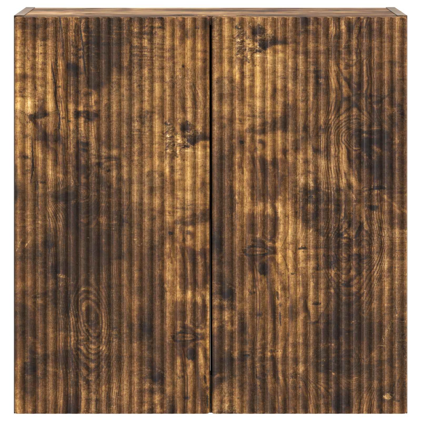 Vegghengt skap Røkt Eik 59 x 31 x 60 cm Konstruert tre