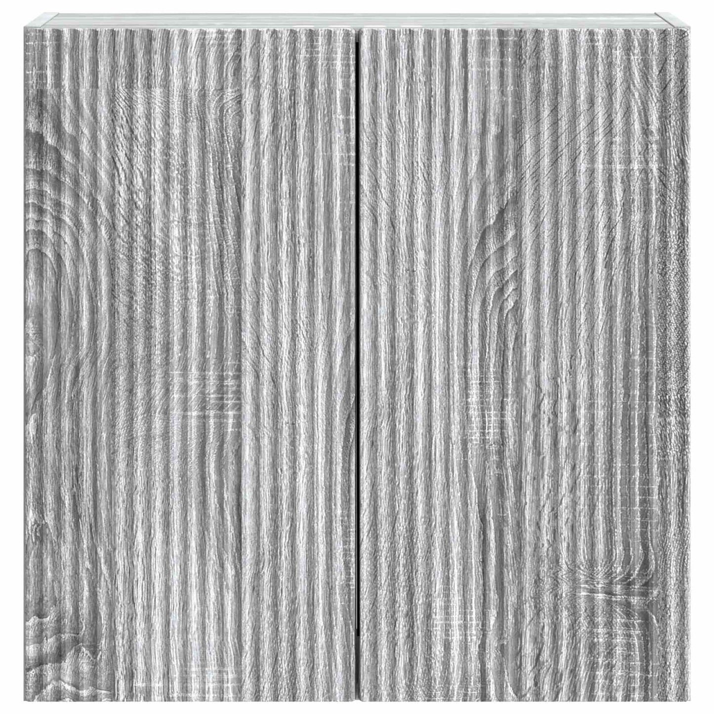 Vegghengt skap Grå Sonoma 59 x 31 x 60 cm Konstruert tre