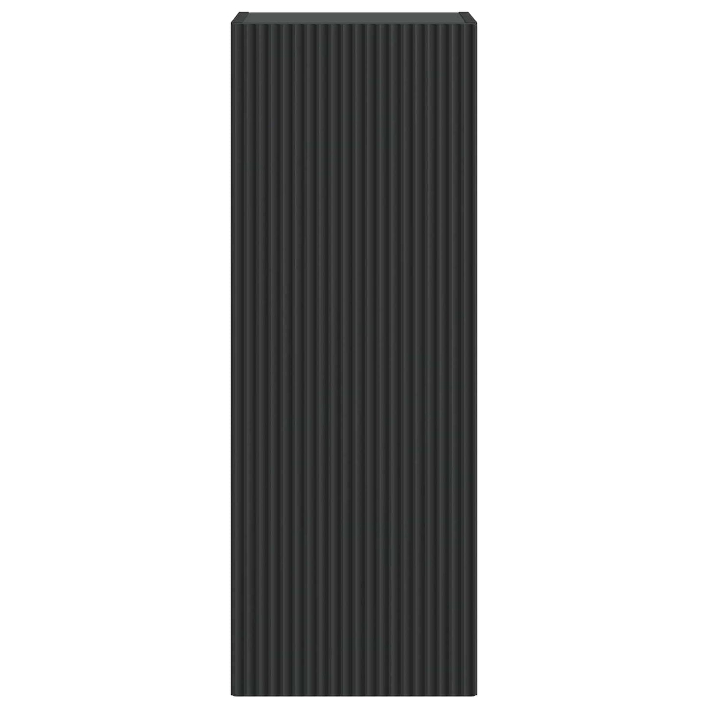 Vegghengt skap Svart 33 x 34,5 x 90 cm Konstruert tre
