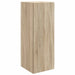 Vegghengt skap Sonoma eik 33 x 34,5 x 90 cm Konstruert tre
