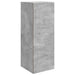 Vegghengt skap Betonggrå 33 x 34,5 x 90 cm Konstruert tre