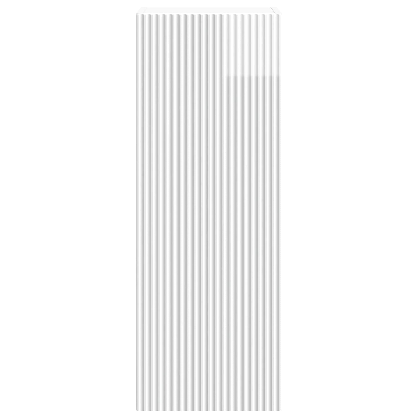Vegghengt skap Høgglans hvit 33 x 34,5 x 90 cm Konstruert tre