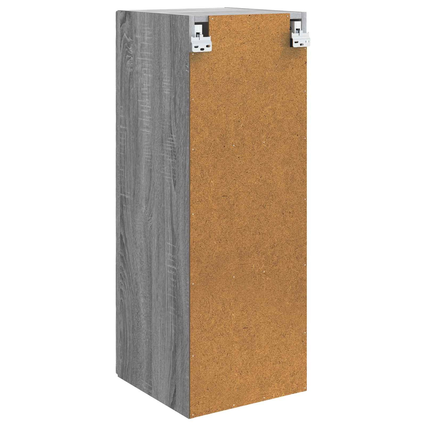 Vegghengt skap Grå Sonoma 33 x 34,5 x 90 cm Konstruert tre