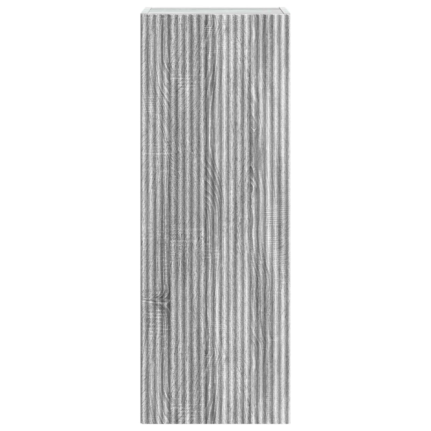 Vegghengt skap Grå Sonoma 33 x 34,5 x 90 cm Konstruert tre