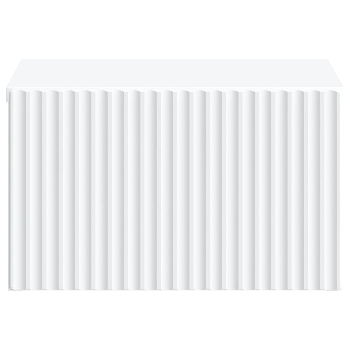 Vegghengt Nattbord 2 pcs Hvit 33 x 34,5 x 20 cm Konstruert tre