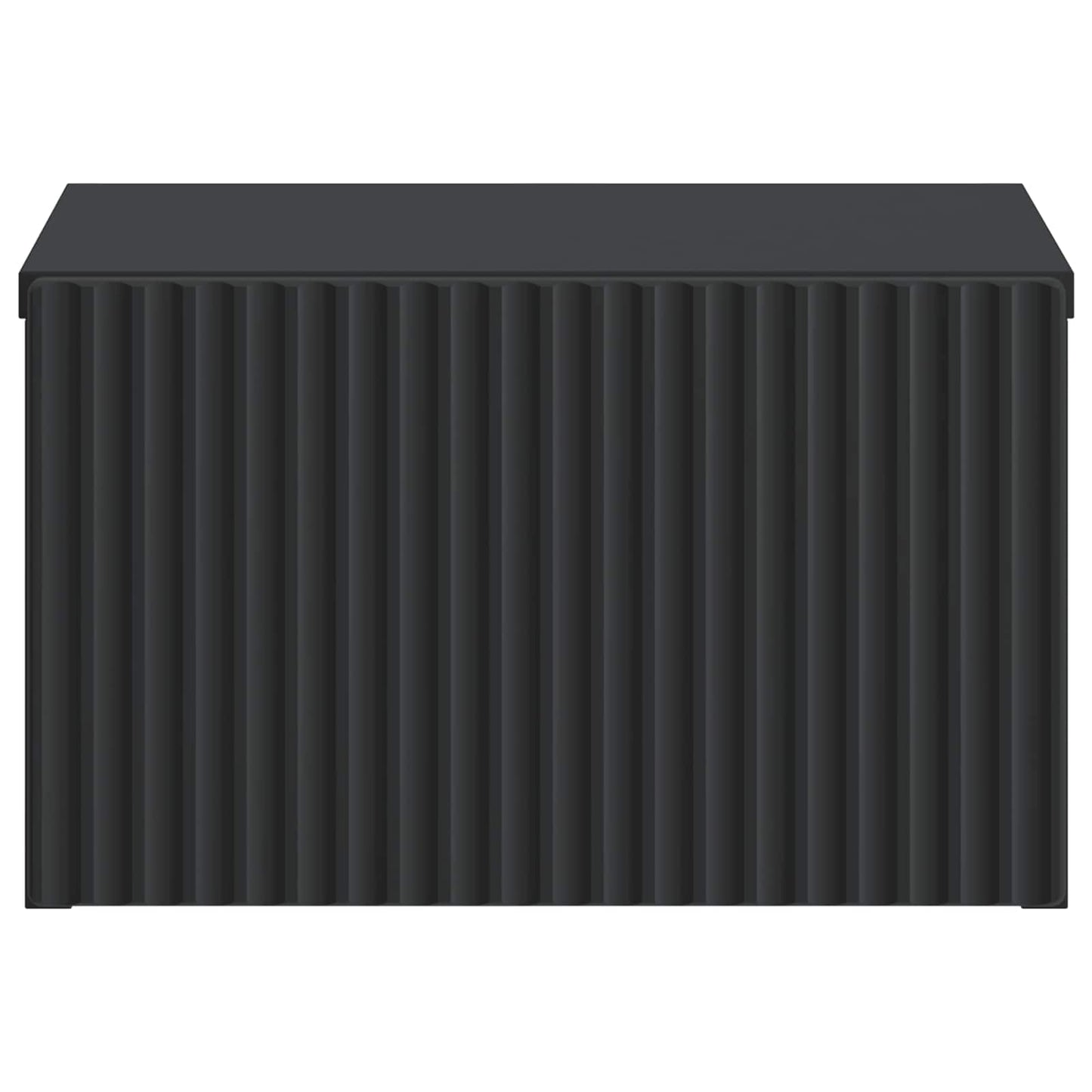 Vegghengt Nattbord Svart 33 x 34,5 x 20 cm Konstruert tre