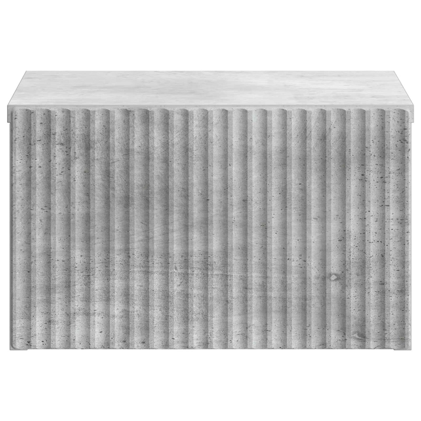 Vegghengt Nattbord Betonggrå 33 x 34,5 x 20 cm Konstruert tre