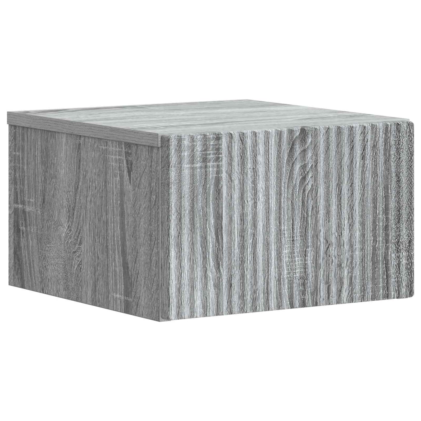 Vegghengt Nattbord Grå sonoma 33 x 34,5 x 20 cm Konstruert tre