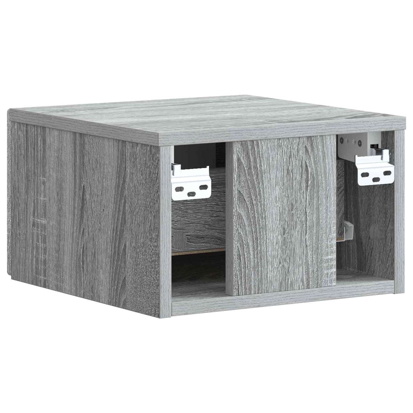 Vegghengt Nattbord Grå sonoma 33 x 34,5 x 20 cm Konstruert tre