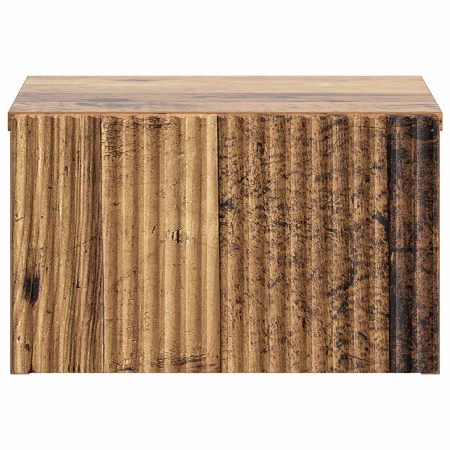 Vegghengt Nattbord Gammelt tre 33 x 34,5 x 20 cm Konstruert tre