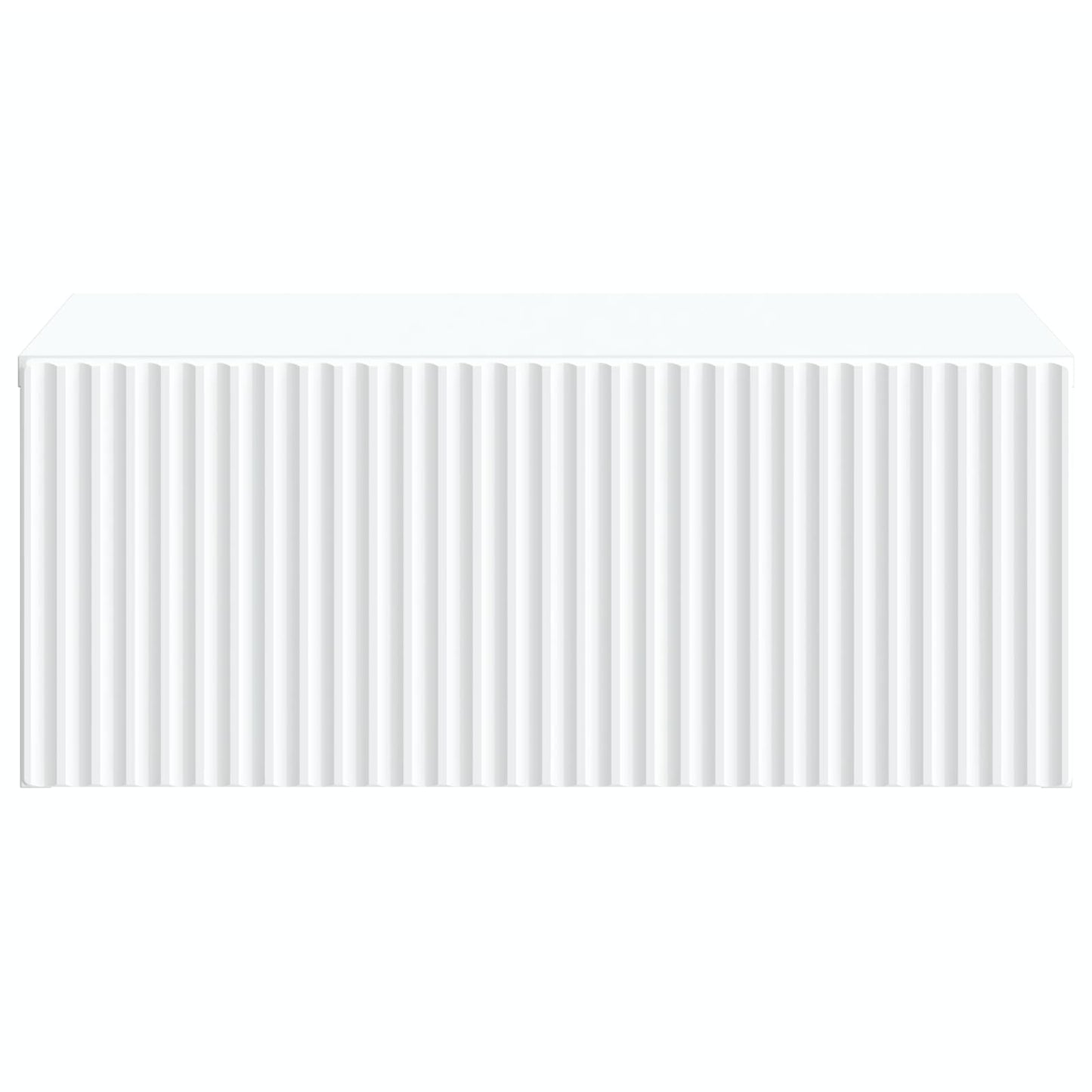Vegghengt Nattbord 2 pcs Hvit 49 x 34,5 x 20 cm Konstruert tre