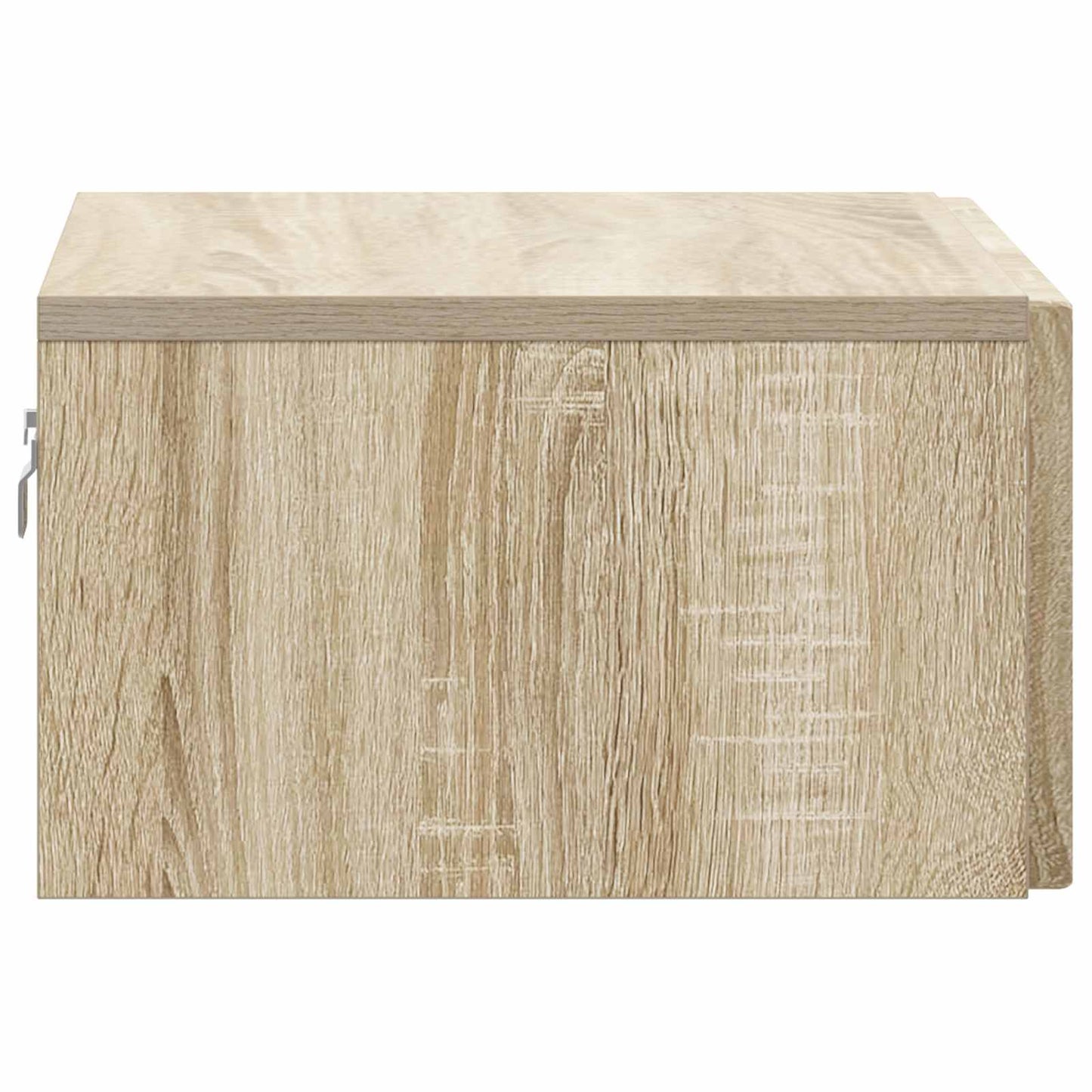 Vegghengt Nattbord Sonoma eik 49 x 34,5 x 20 cm Konstruert tre