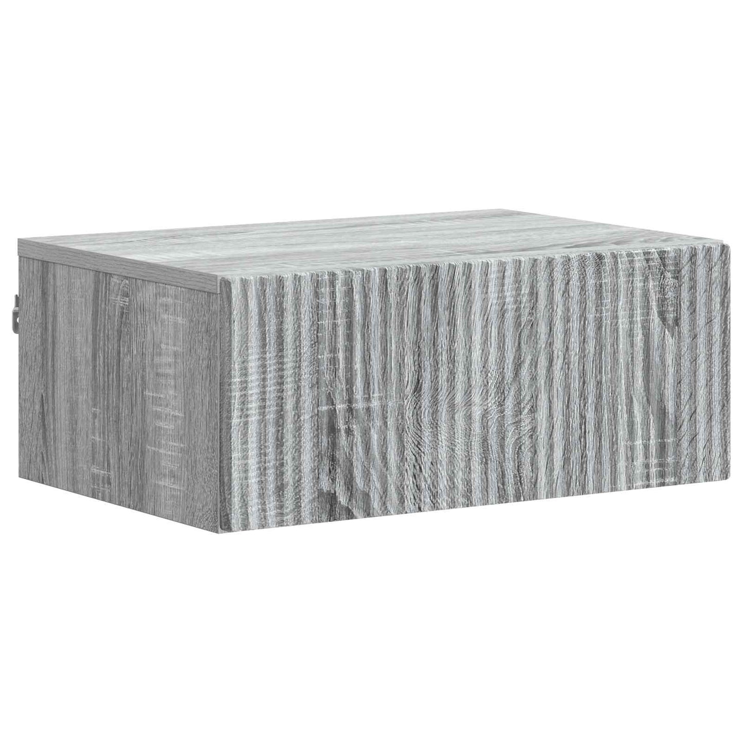 Vegghengt Nattbord Grå sonoma 49 x 34,5 x 20 cm Konstruert tre