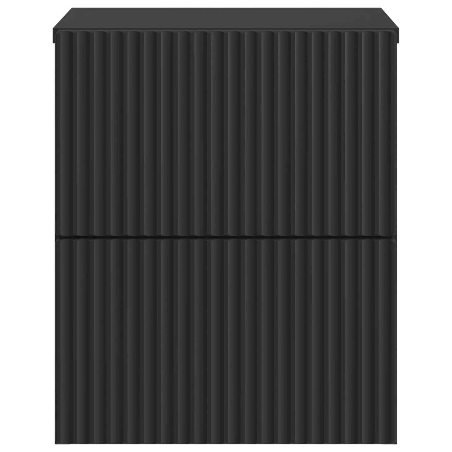 Vegghengt Nattbord Svart 33 x 34,5 x 40 cm Konstruert tre