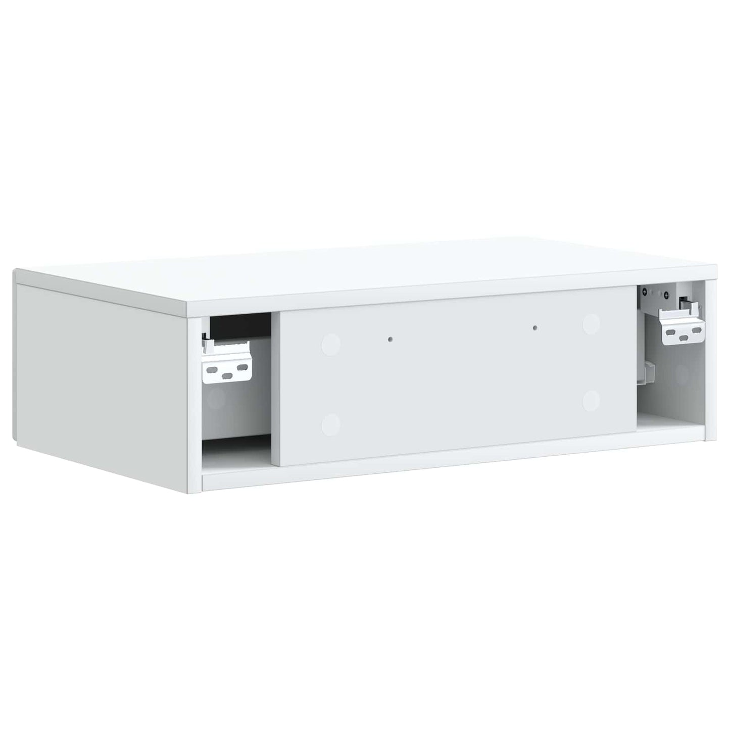 Vegghengt Sidebord Hvit 59 x 34,5 x 17 cm Konstruert tre