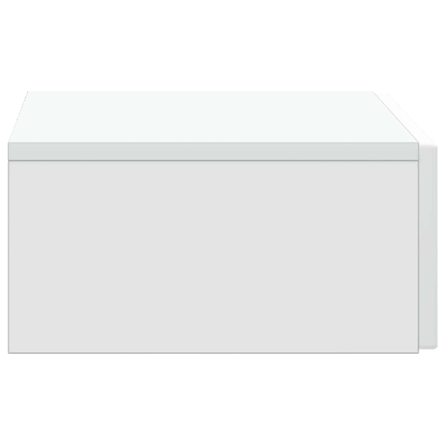 Vegghengt Sidebord Hvit 59 x 34,5 x 17 cm Konstruert tre