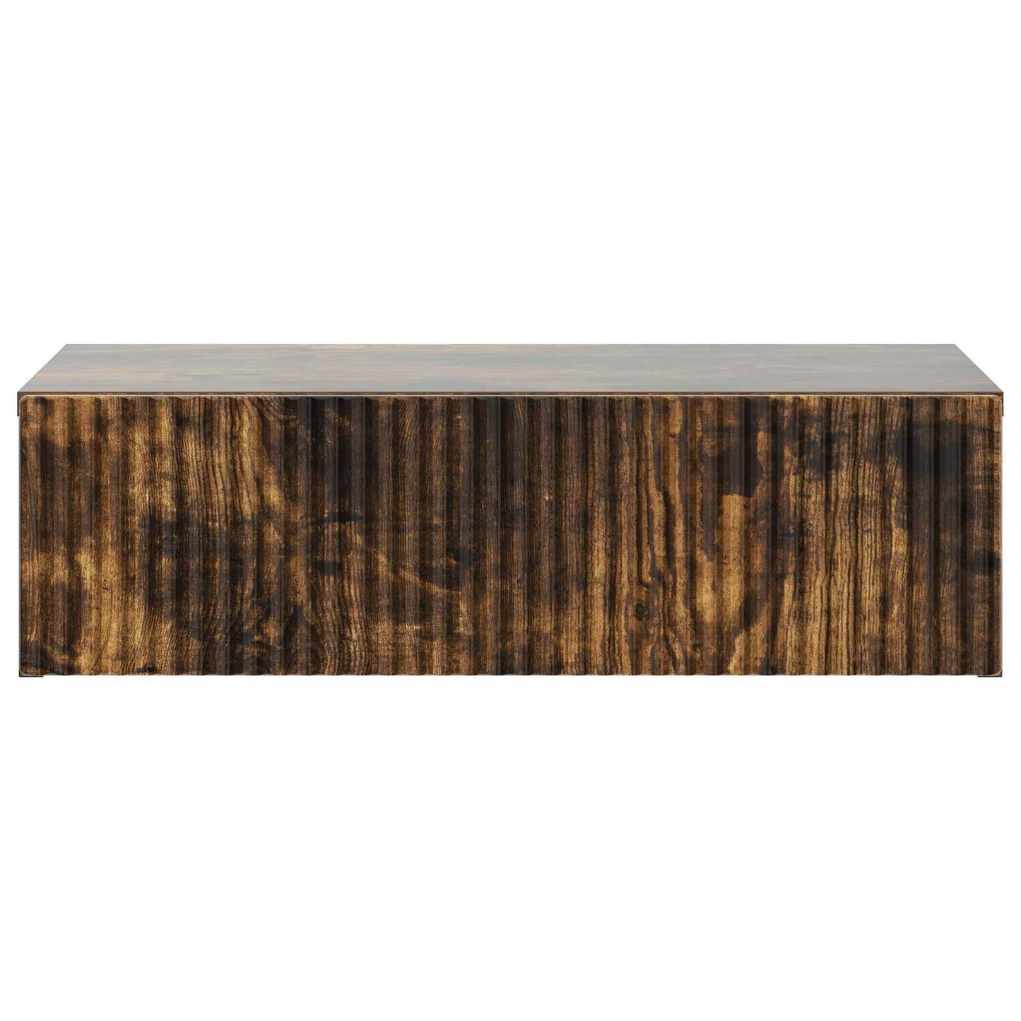 Vegghengt Sidebord Røkt Eik 59 x 34,5 x 17 cm Konstruert tre