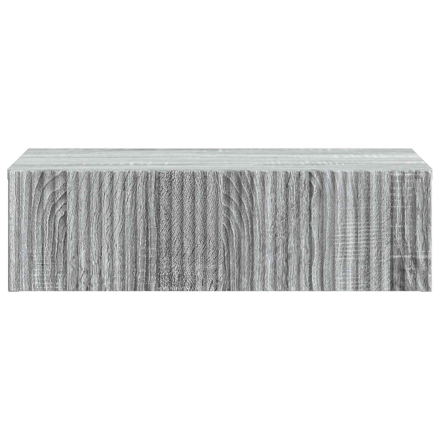 Vegghengt Sidebord Grå sonoma 59 x 34,5 x 17 cm Konstruert tre