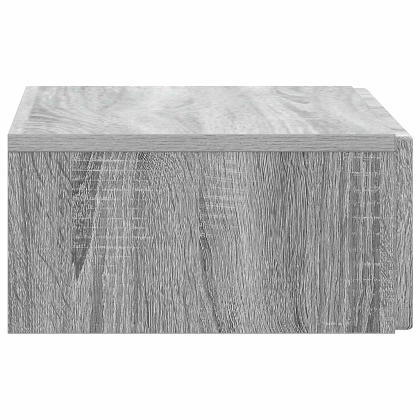 Vegghengt Sidebord Grå sonoma 59 x 34,5 x 17 cm Konstruert tre