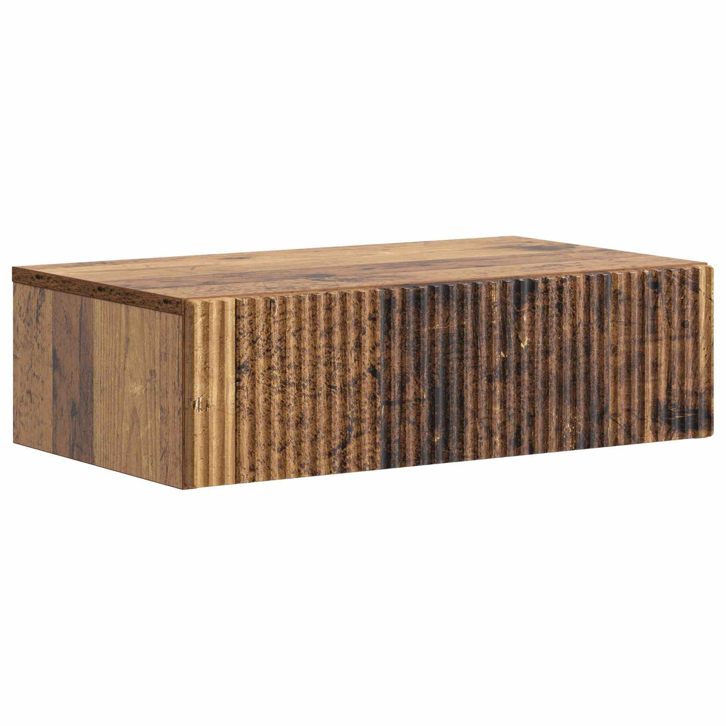 Vegghengt Sidebord Gammelt tre 59 x 34,5 x 17 cm Konstruert tre