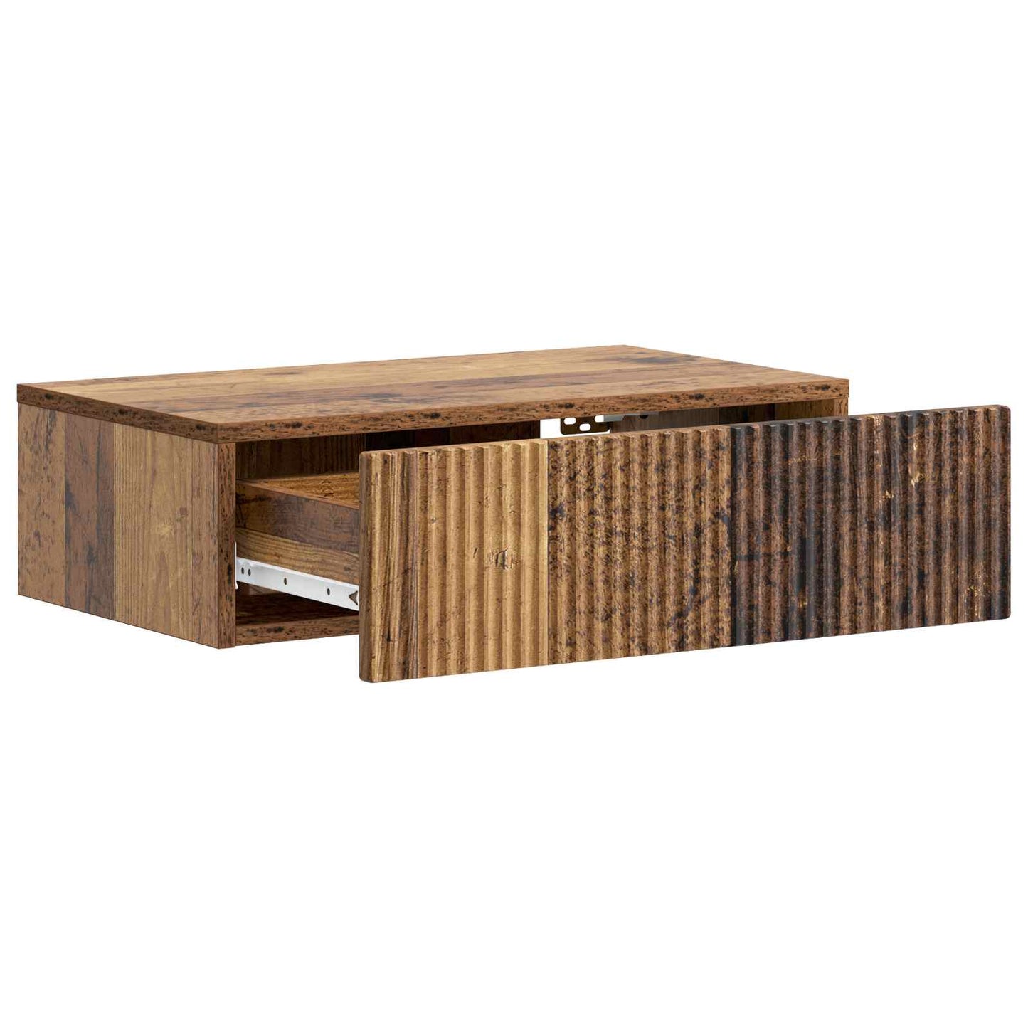 Vegghengt Sidebord Gammelt tre 59 x 34,5 x 17 cm Konstruert tre