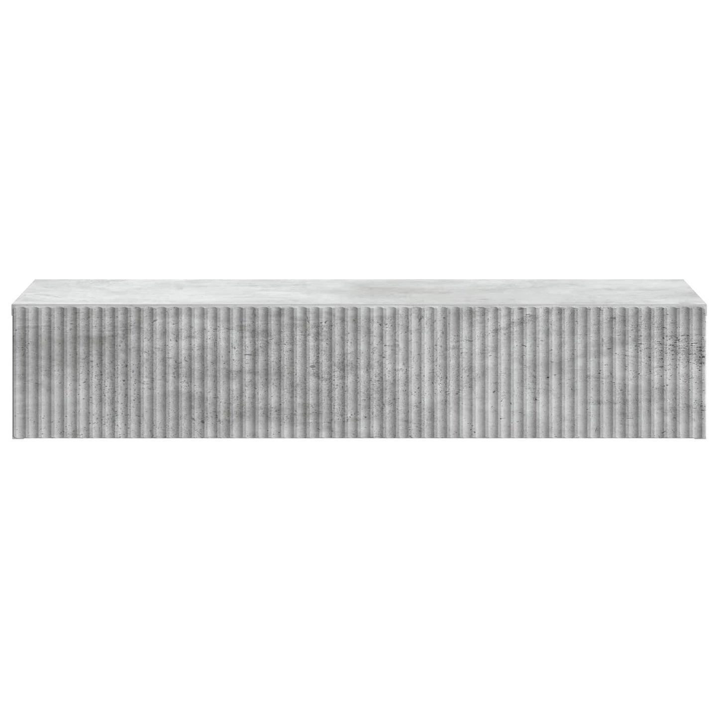 Vegghengt Sidebord Betonggrå 87,5 x 34,5 x 17 cm Konstruert tre