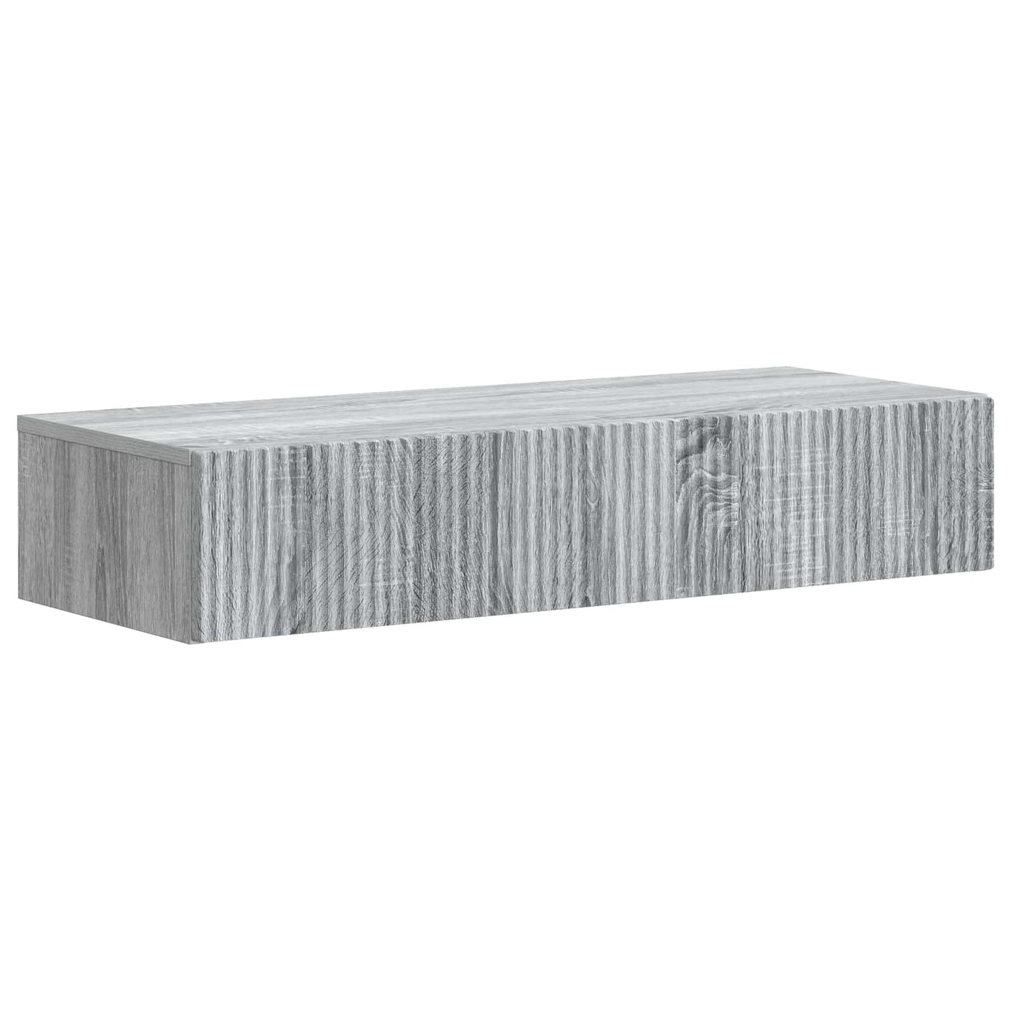Vegghengt Sidebord Grå sonoma 87,5 x 34,5 x 17 cm