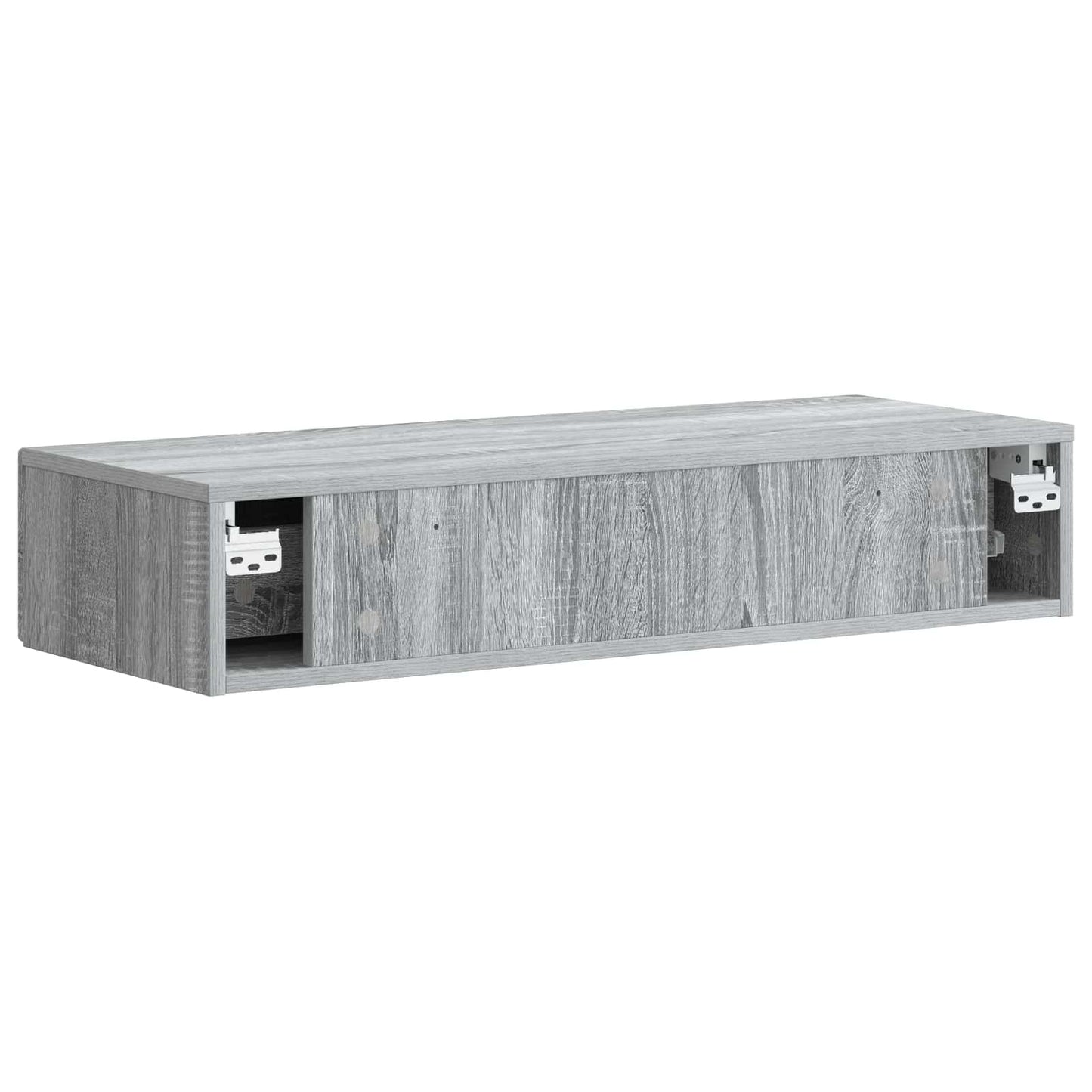 Vegghengt Sidebord Grå sonoma 87,5 x 34,5 x 17 cm