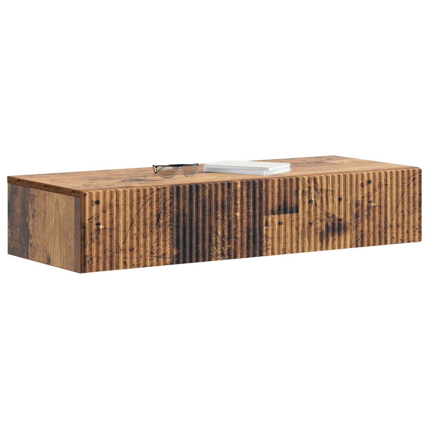 Vegghengt Sidebord Gammelt tre 87,5 x 34,5 x 17 cm