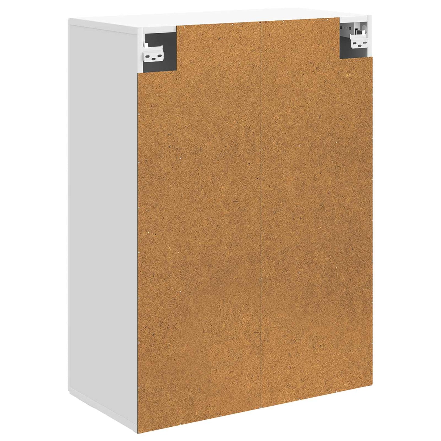 Vegghengt skap Høgglans hvit 66 x 34,5 x 90 cm Konstruert tre