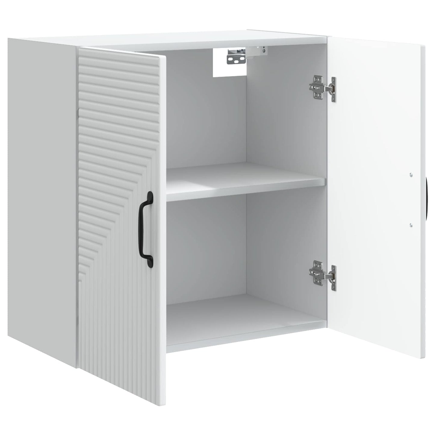 Vegghengt skap Hvit 59 x 31 x 60 cm Konstruert tre