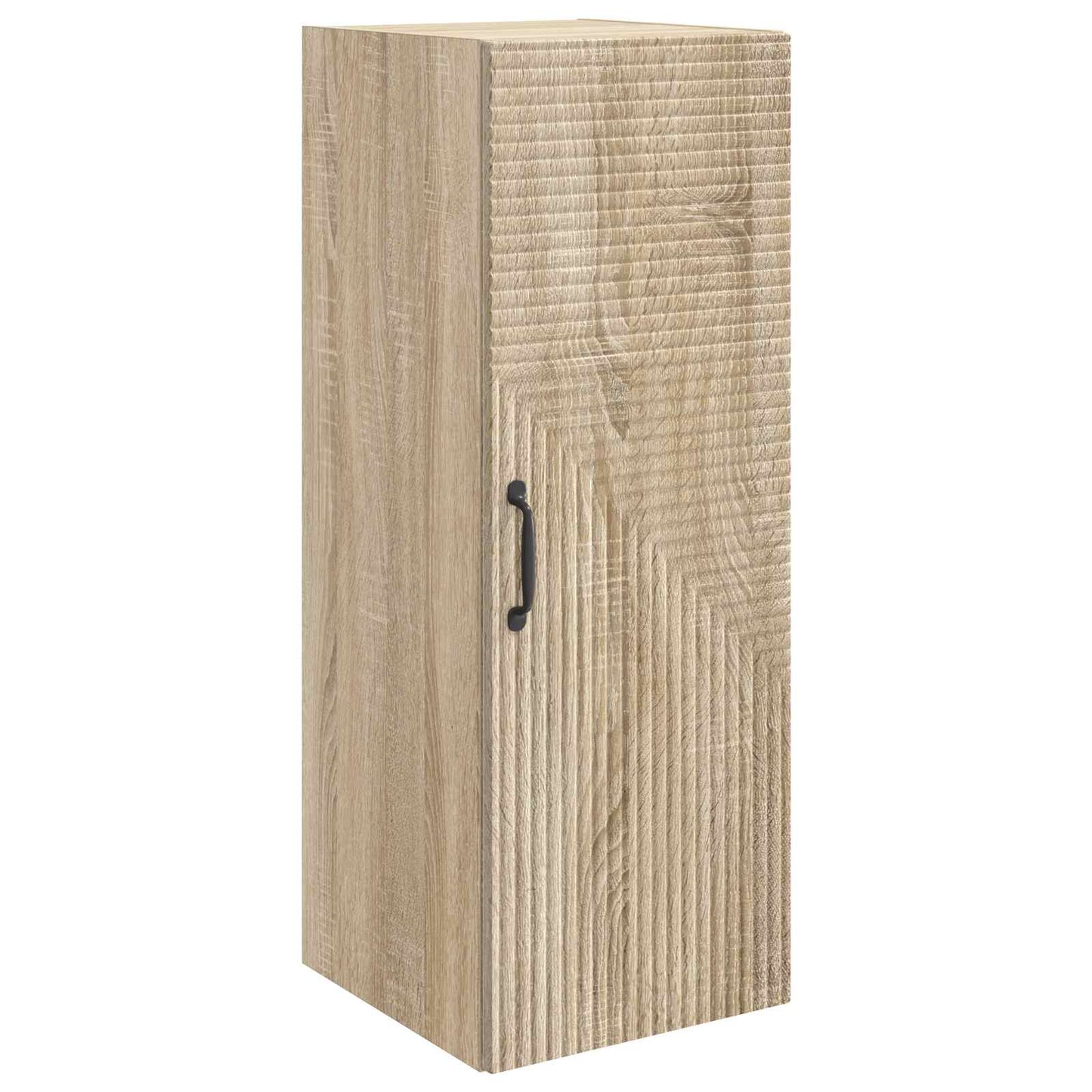 Vegghengt skap Sonoma eik 33 x 34,5 x 90 cm Konstruert tre