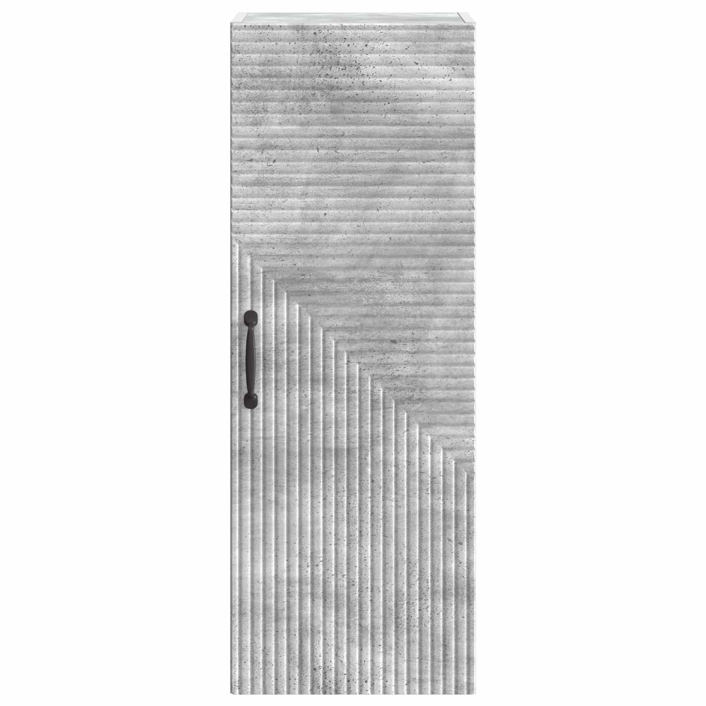 Vegghengt skap Betonggrå 33 x 34,5 x 90 cm Konstruert tre