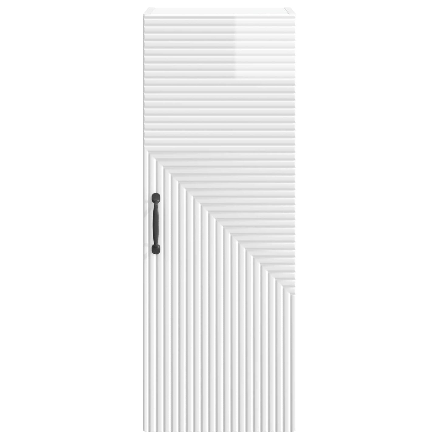 Vegghengt skap Høgglans hvit 33 x 34,5 x 90 cm Konstruert tre
