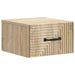 Vegghengt Nattbord Sonoma eik 34,5 x 33 x 20 cm Konstruert tre