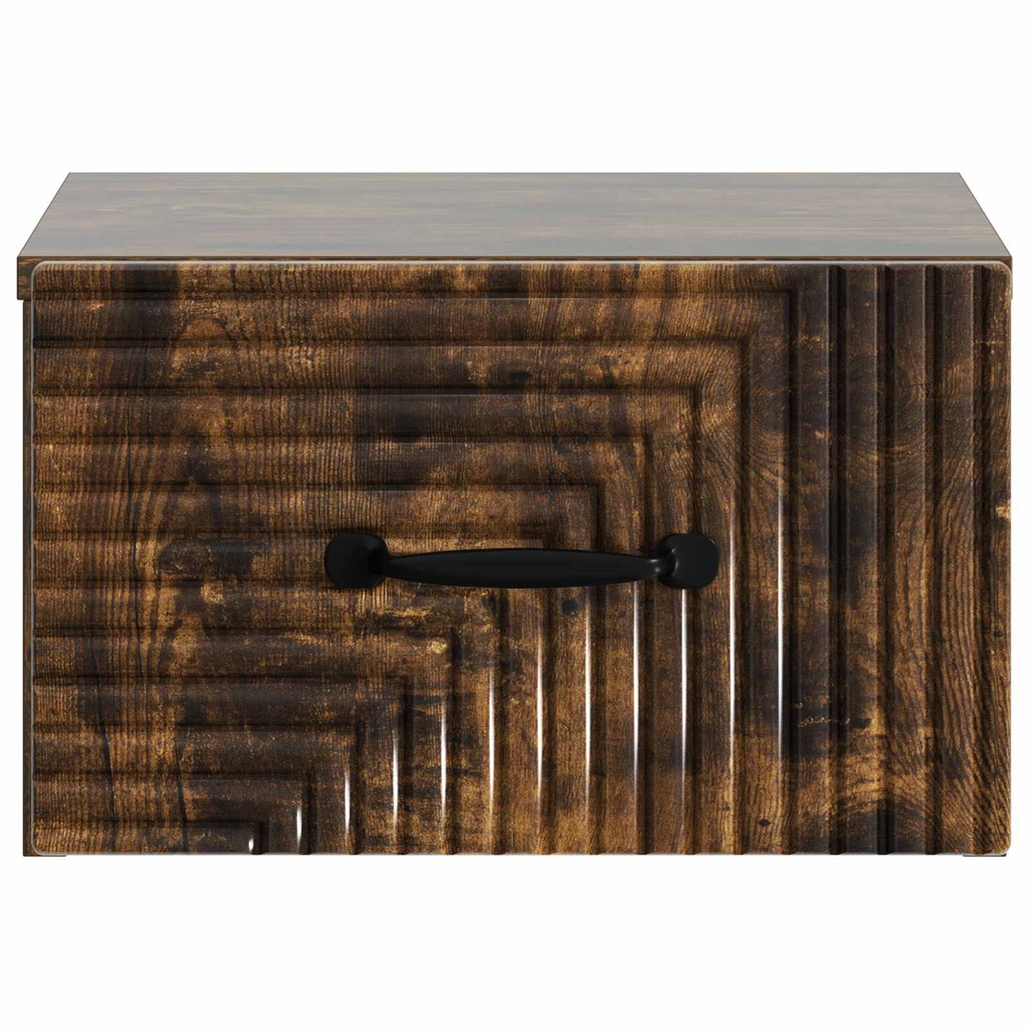 Vegghengt Nattbord Røkt Eik 34,5 x 33 x 20 cm Konstruert tre