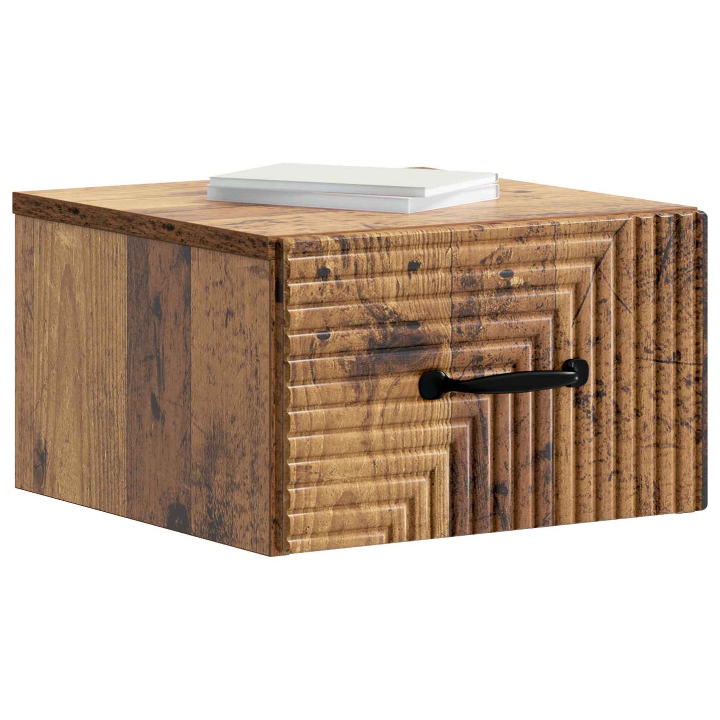 Vegghengt Nattbord Gammelt tre 34,5 x 33 x 20 cm Konstruert tre