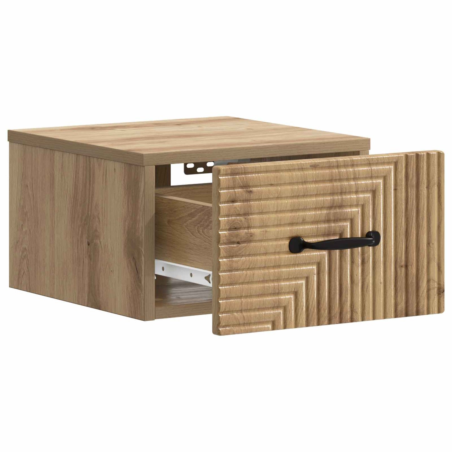 Vegghengt Nattbord 2 stk. Artisan eik 34,5 x 33 x 20 cm