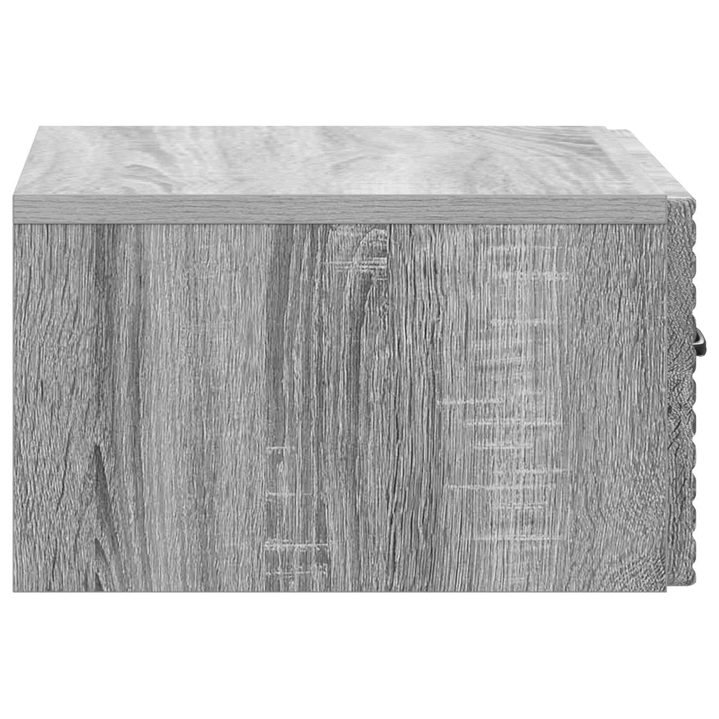 Vegghengt Nattbord Grå sonoma 49 x 34,5 x 20 cm Konstruert tre