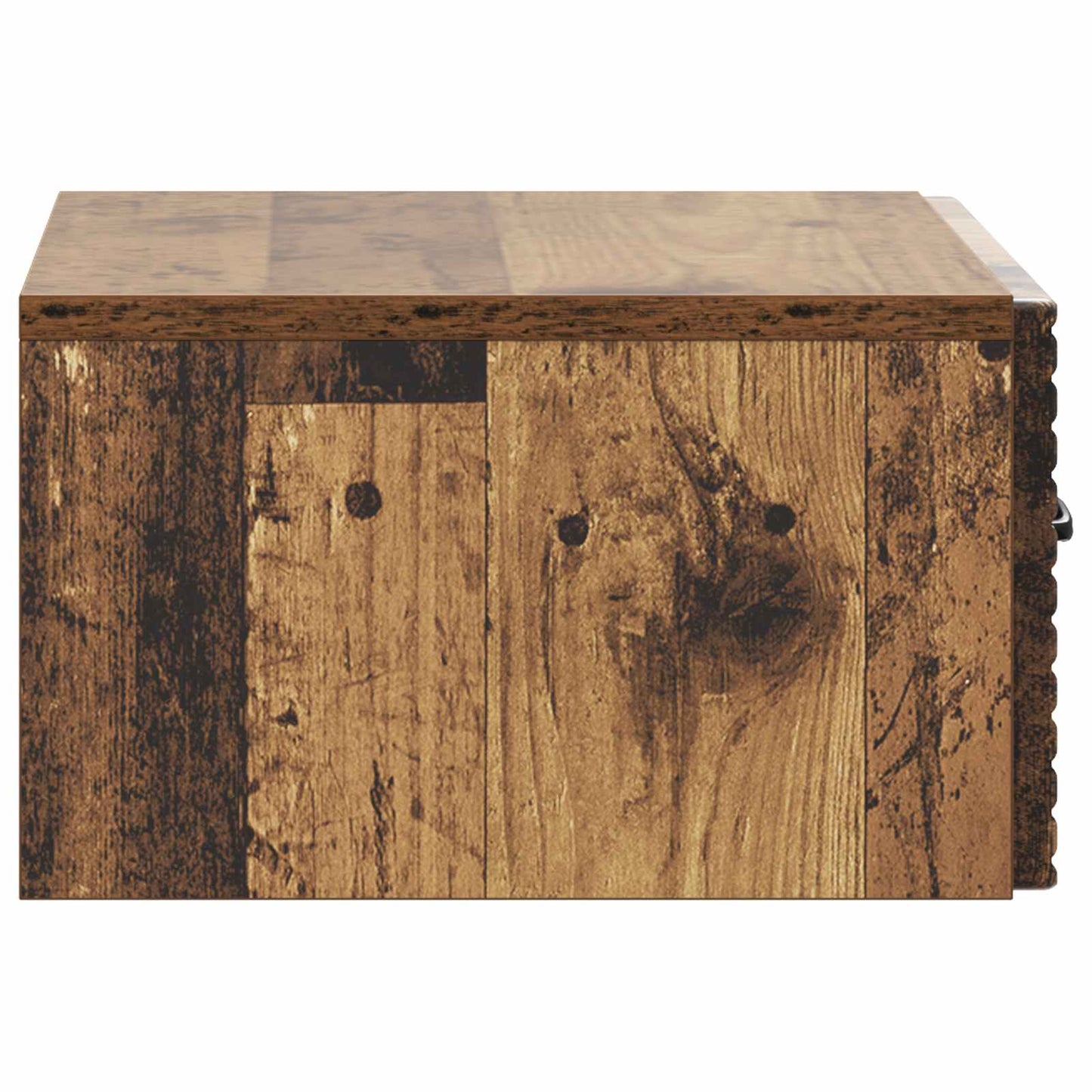 Vegghengt Nattbord Gammelt tre 49 x 34,5 x 20 cm Konstruert tre