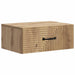 Vegghengt Nattbord Artisan eik 49 x 34,5 x 20 cm Konstruert tre