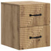 Vegghengt Nattbord Artisan eik 34,5 x 33 x 40 cm Konstruert tre