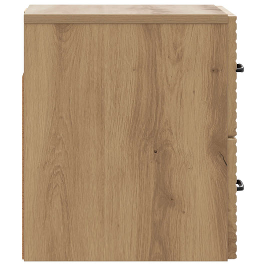 Vegghengt Nattbord Artisan eik 34,5 x 33 x 40 cm Konstruert tre